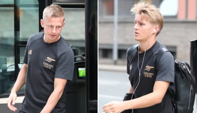 Martin Odegaard, Aaron Ramsdale and Oleksandr Zinchenko travel with Arsenal squad for Manchester United clash - Bóng Đá