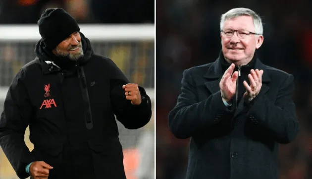 Manchester United legend Sir Alex Ferguson sends class message to Liverpool boss Jurgen Klopp after reaching 1000 games - Bóng Đá