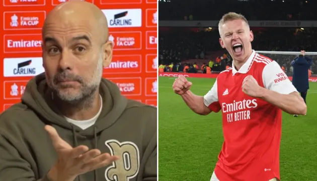 Pep Guardiola defends decision to sell Oleksandr Zinchenko and Gabriel Jesus to Arsenal - Bóng Đá