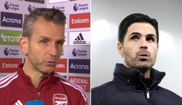 Arsenal assistant Albert Stuivenberg reveals how Mikel Arteta reacted to Manchester City defeat - Bóng Đá