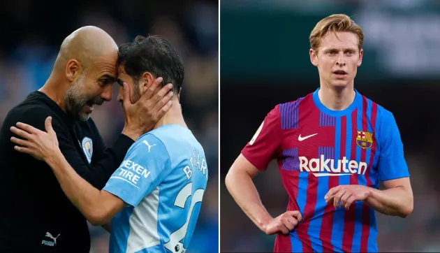 Bernardo Silva tells agent he wants Barcelona move but deal will hinge on Frenkie de Jong joining Manchester United - Bóng Đá