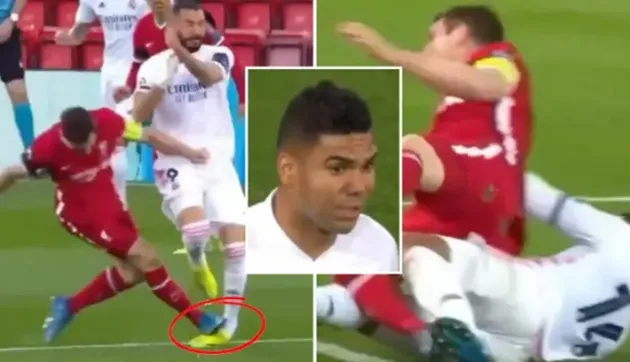 Footage of Casemiro getting revenge on James Milner has resurfaced after Manchester United links - Bóng Đá