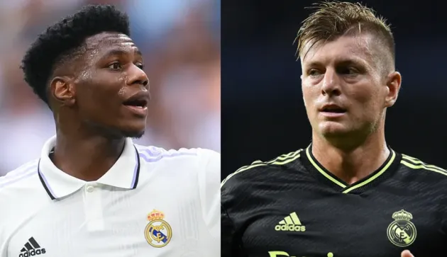 Real Madrid duo Aurelien Tchouameni & Toni Kroos left out of Champions League round of 16 first leg clash against Liverpool - Bóng Đá