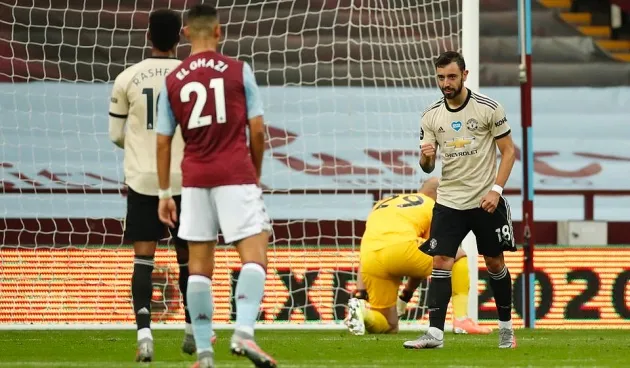 Fernandes lại ghi bàn, Man Utd thăng hoa tột đỉnh hủy diệt Aston Villa - Bóng Đá