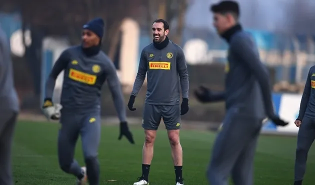 ảnh Inter Milan tập - Bóng Đá