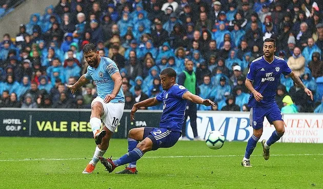 5 điểm nhấn Cardiff 0-5 Man City: Kỉ lục gia Aguero, Chân giá trị của Mahrez - Bóng Đá