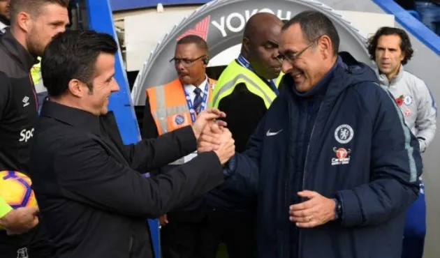 HLV Everton tiết lộ một điều Sarri nói ngoài đường biên - Bóng Đá