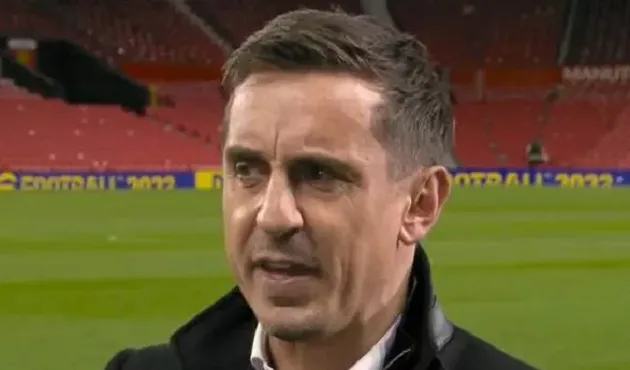 Gary Neville chỉ ra điểm yếu của Man Utd so với top 4 - Bóng Đá