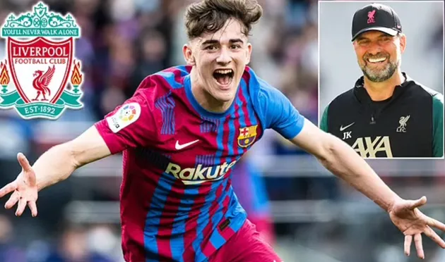 Liverpool are 'willing to trigger £42m release clause for Barcelona starlet Gavi' - Bóng Đá