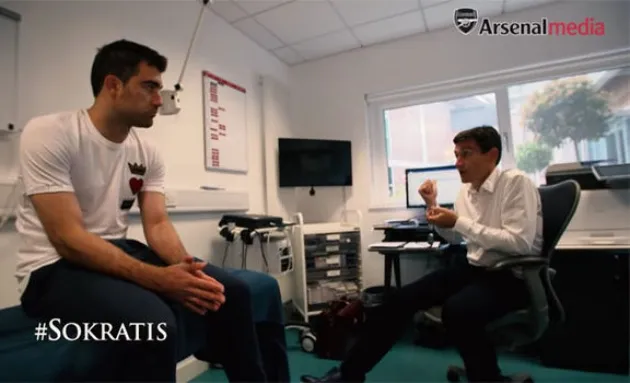 Sokratis làm gì trong ngày đầu tiên ở Arsenal? - Bóng Đá