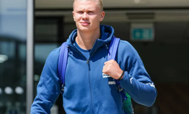 Erling Haaland trains with Man City team-mates  - Bóng Đá