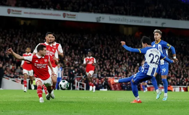 5 điểm nhấn Arsenal 1-3 Brighton: 'Cánh én' Nketiah; Quyết định phản tác dụng - Bóng Đá