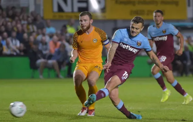Jack Wilshere scores his first goal in over 600 DAYS and his first in a Hammers shirt - Bóng Đá