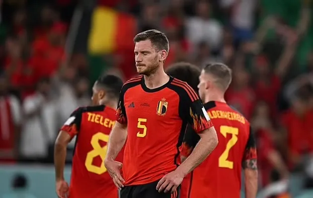 Jan Vertonghen fumes as Morocco shock CALAMITOUS Belgium - Bóng Đá