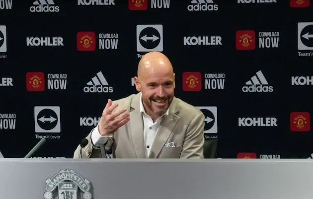 Ảnh Ten Hag ra mắt Man Utd - Bóng Đá