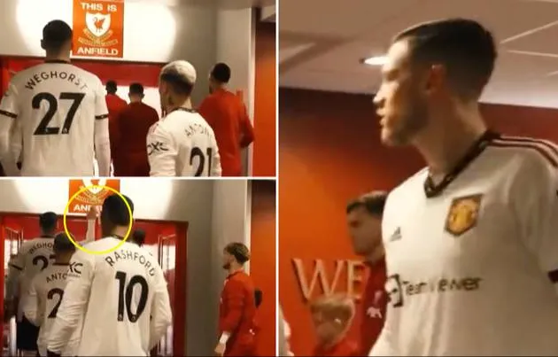 Wout Weghorst explains why he touched Anfield sign after fierce Man Utd fan backlash - Bóng Đá