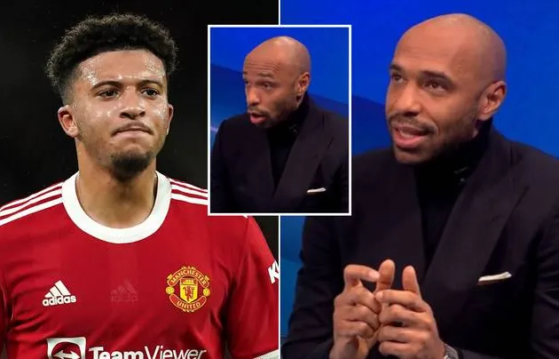 Thierry Henry insists Jadon Sancho has one major flaw in his game since Man Utd move - Bóng Đá