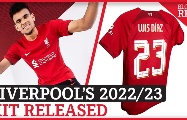 Liverpool unveil new home kit for 2022/23 season - Bóng Đá