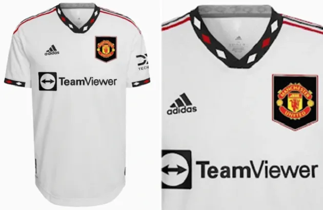 Man Utd’s new 2022-23 away kit leaked online with classic white shirt and black shorts throwback sending fans wild - Bóng Đá