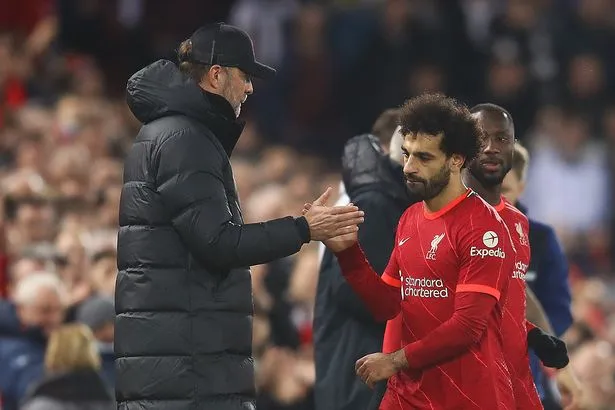 Jurgen Klopp explains decision to sub Mo Salah in record-breaking Liverpool win - Bóng Đá