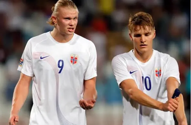 Erling Haaland hailed his Norway teammate and Arsenal midfielder Martin Odegaard. - Bóng Đá