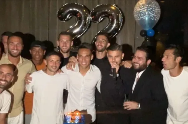  Wanda Icardi celebrates ‘another year’ at Inter as players and Wags party together for Lautaro Martinez’s birthday - Bóng Đá