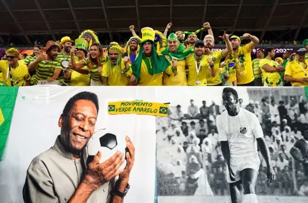 Cả Brazil thực hiện hành động điểm 10 dành cho Pele - Bóng Đá