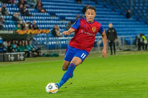 Noah Okafor of Basel and PSV's Eredivisie star Mohamed Ihattaren are both targets for Pep Guardiola's Premier League champions Manchester City - Bóng Đá