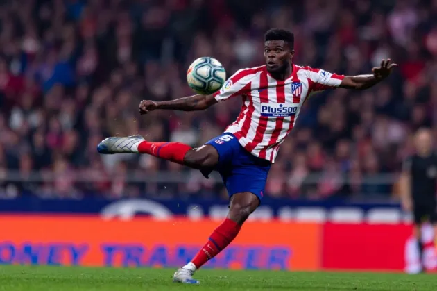Thomas trains on the eve of Atletico Madrid's quarter-final - Bóng Đá