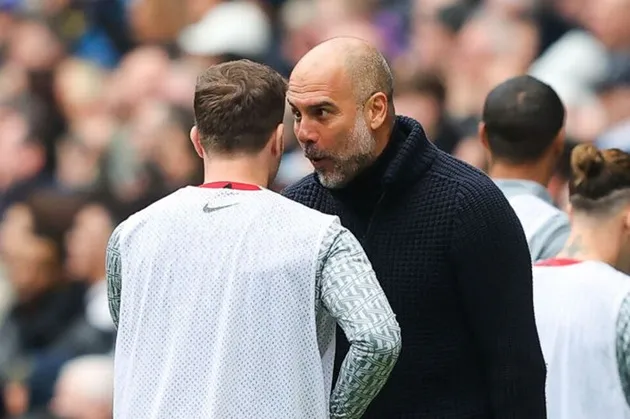 Pep Guardiola reveals what he said to Kostas Tsimikas and Arthur Melo after goal against Liverpool - Bóng Đá