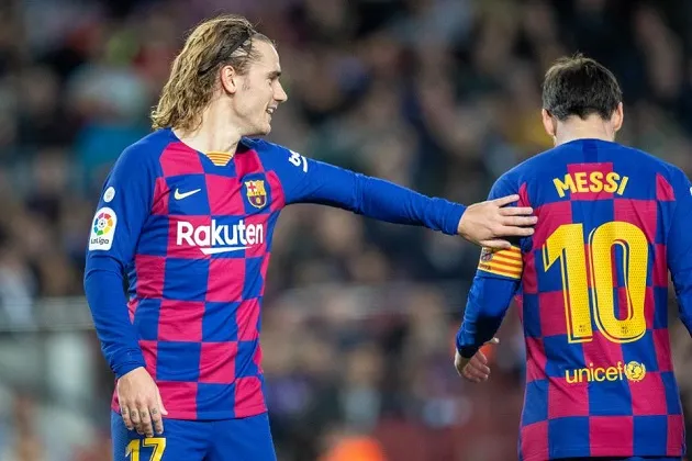 Opta: Antoine Griezmann only behind Lionel Messi for most chances created for Barcelona in La Liga this season - Bóng Đá