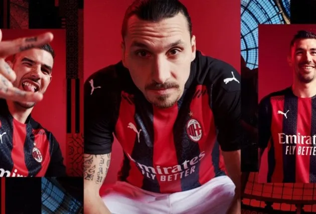 The new Milan home kit - Bóng Đá