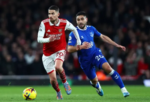 Mikel Arteta explains why Jorginho came off at half-time during Arsenal's huge win vs Everton - Bóng Đá