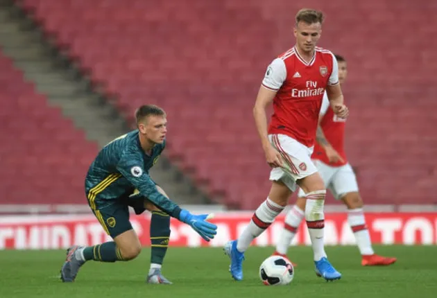 Arsenal receive fitness boost as defender Rob Holding plays 90 minutes for Under 23s after ACL injury - Bóng Đá