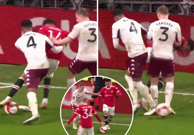 Lingard hóa Ronaldinho, loại bỏ 2 cầu thủ Aston Villa dễ như chơi - Bóng Đá