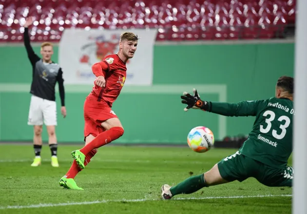 Timo Werner lập hattrick giúp đội nhà thắng hủy diệt 8 bàn - Bóng Đá