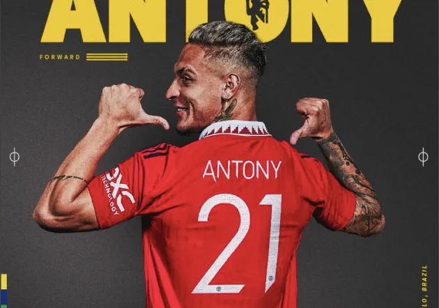 Official: Antony and Dubravka's squad number - Bóng Đá