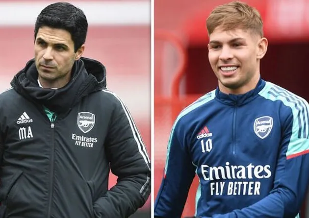 Emile Smith Rowe has returned to training ahead of Arsenal’s Premier League clash with Watford  - Bóng Đá