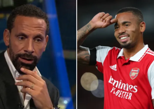 Rio Ferdinand hails Gabriel Jesus as Arsenal’s ‘most important player’ despite striker’s goal drought - Bóng Đá