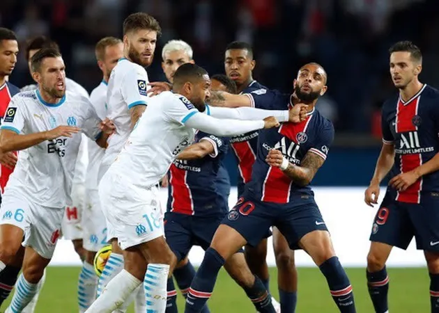 CHOÁNG với trận PSG - Marseille: 14 thẻ vàng, 5 thẻ đỏ và đánh nhau - Bóng Đá