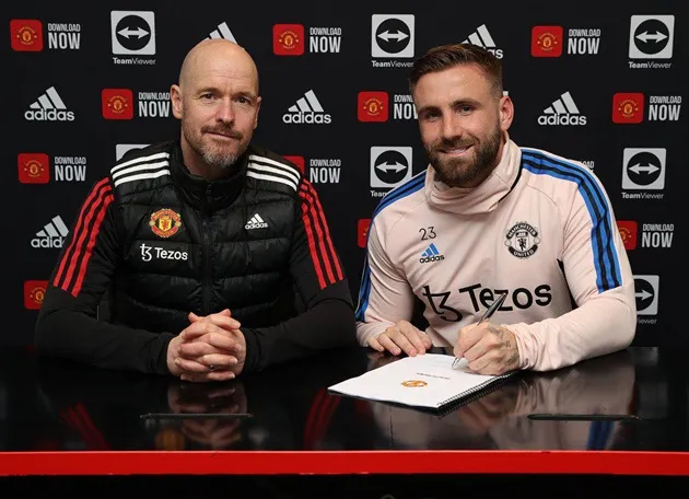 Erik ten Hag on new deal for Luke Shaw - Bóng Đá