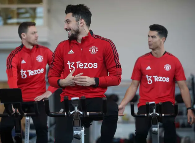 Ảnh cầu thủ Man Utd tập gym - Bóng Đá