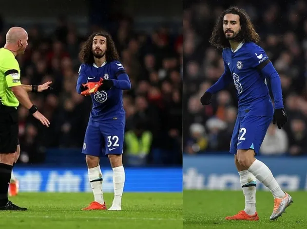 Chelsea defender Marc Cucurella forced to wear odd boots in their 2-0 win over Bournemouth - Bóng Đá