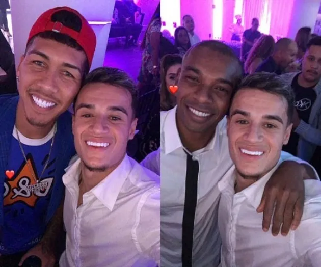 Roberto Firmino, Gabriel Jesus and Philippe Coutinho are joined by Brazil team-mates as they celebrate Copa America success in Rio de Janeiro - Bóng Đá