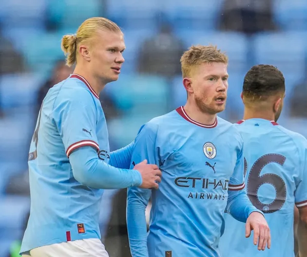 Haaland - De Bruyne 'song kiếm', Man City thắng dễ - Bóng Đá