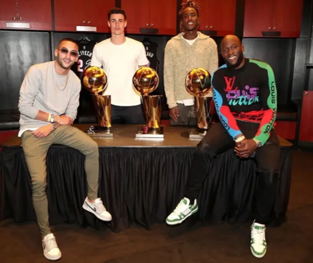 Chelsea stars spend international break watching NBA - Bóng Đá