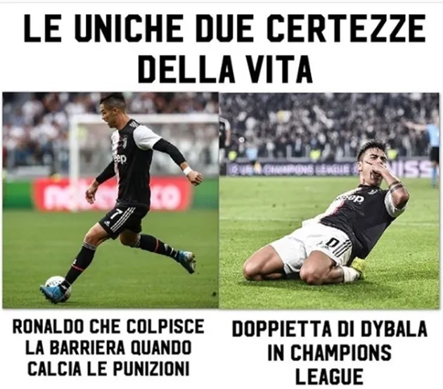 Ảnh chế Paulo Dybala giải cứu Juventus - Bóng Đá