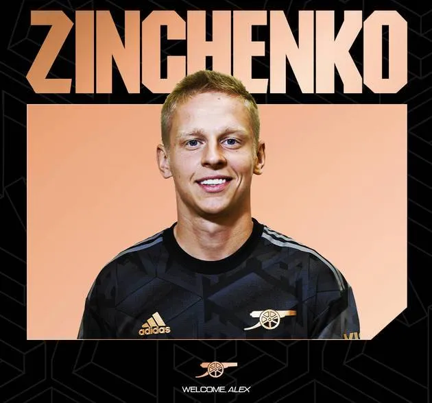 Official: Zinchenko - Bóng Đá