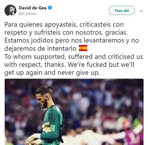 De Gea lên tiếng: 