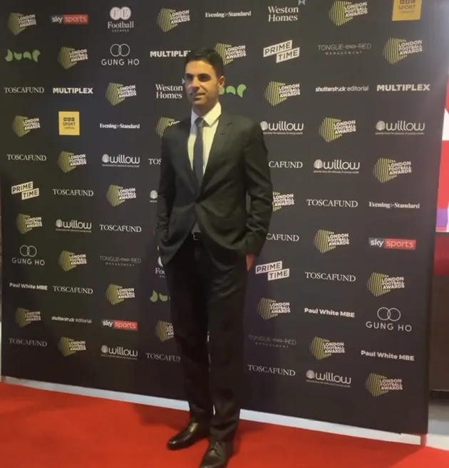 Arteta Saka Odegaard London Football Awards - Bóng Đá